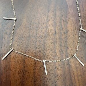 14k bar necklace